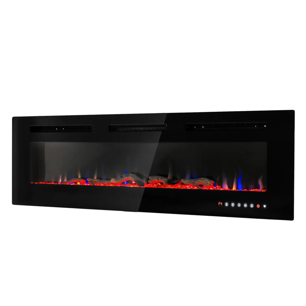 built-in electric fireplace