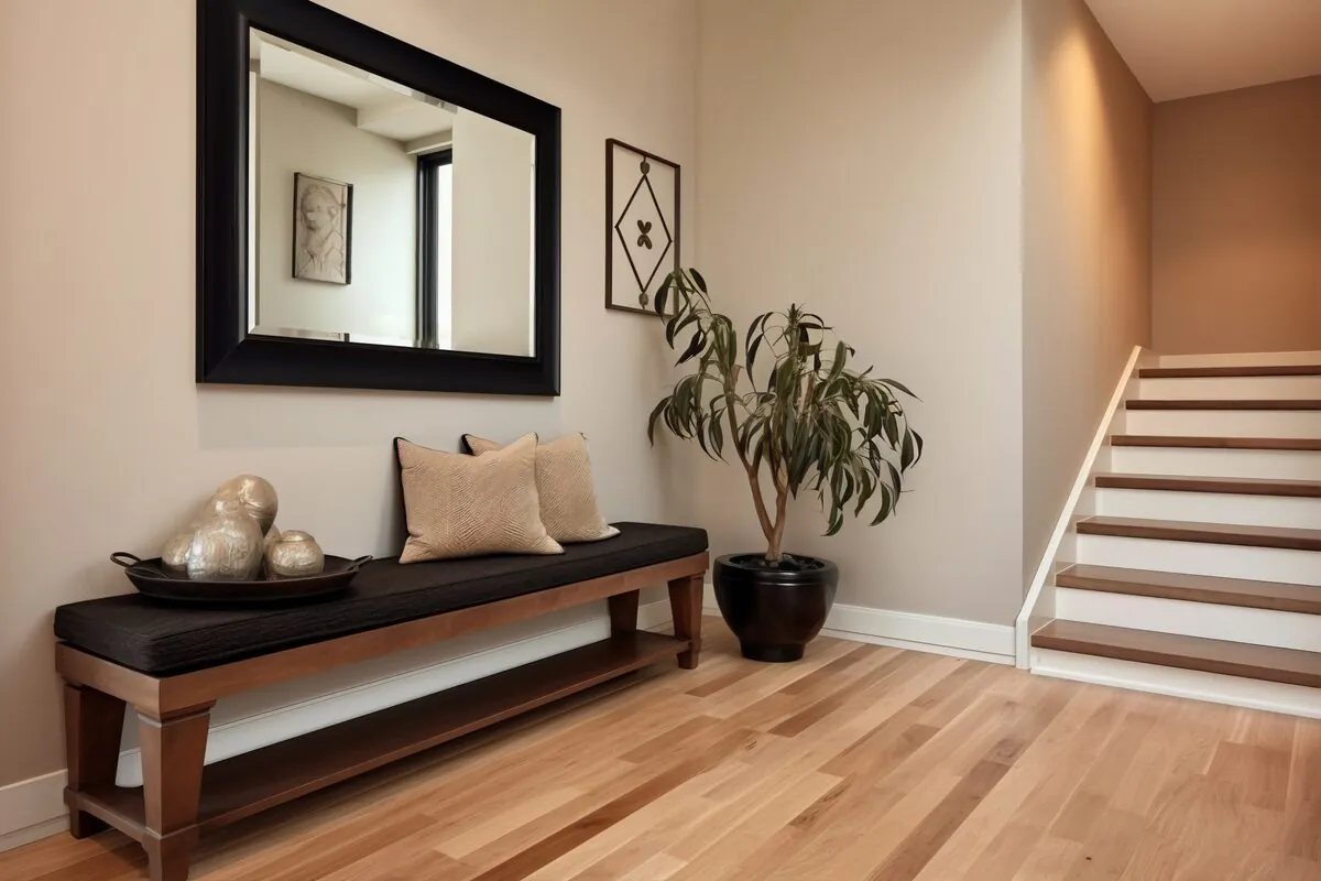 floor panels under heating films