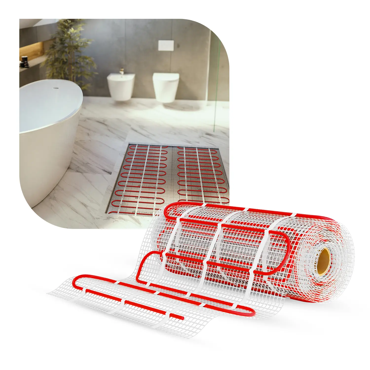 Tapis chauffants sans accessoires