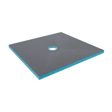 Walk-In shower tray 900x900x30mm central drain TERMOFOL