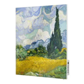 Metal Infrared Heater TF-SWT400 with Print Wheat Field with Cypresses