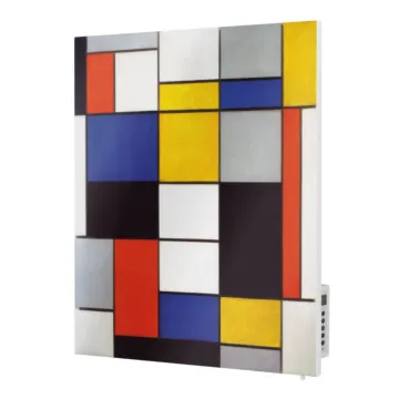 Metal Infrared Heater TF-SWT400 with Print Mondrian Composition