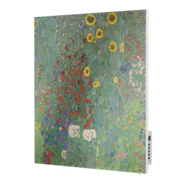 Metal Infrared Heater TF-SWT400 with Print Country Garden with Sunflowers