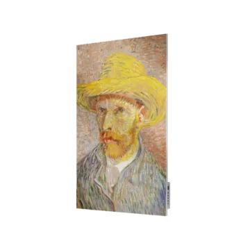 Metal Infrared Heater TF-SWT700 with Print Self-Portrait with Straw Hat