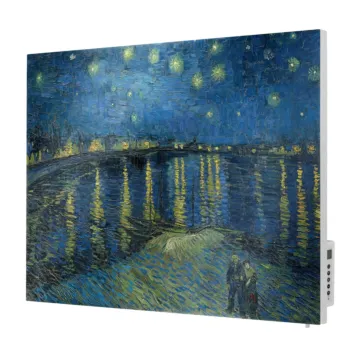 Metal Infrared Heater TF-SWT700 with Starry Night over the Rhône Print