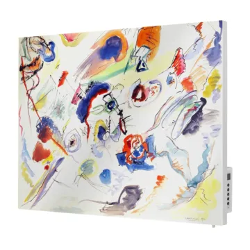 Metal Infrared Heater TF-SWT700 with Abstract Composition Print