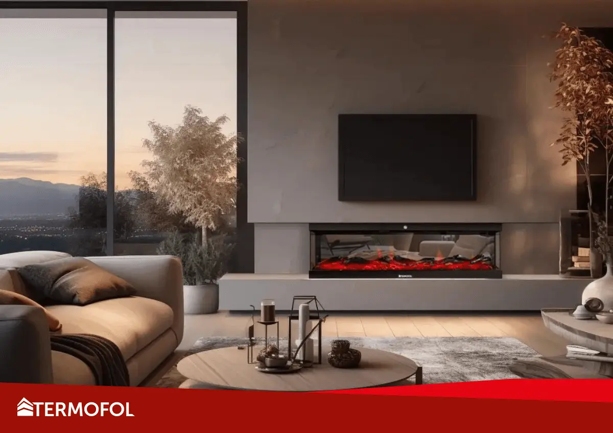Wall with an Electric Fireplace and Television – What Should You Keep in Mind?