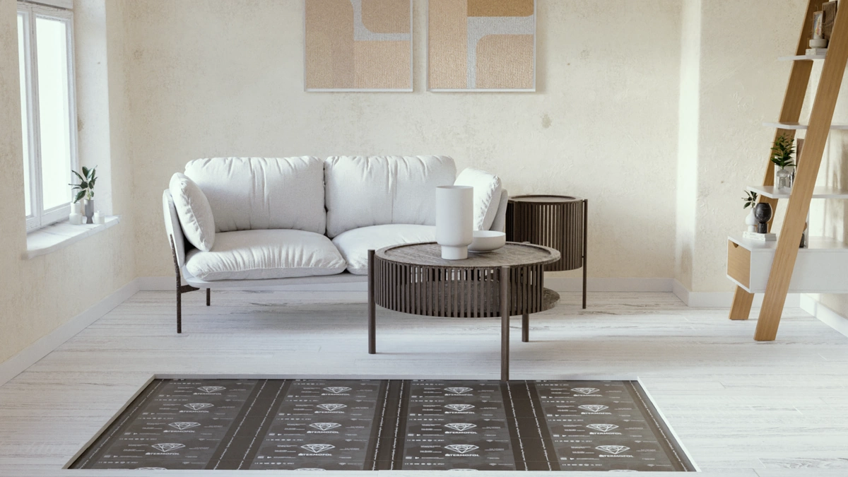 Heating Film Installed in Stages – A Flexible Solution for Every Room