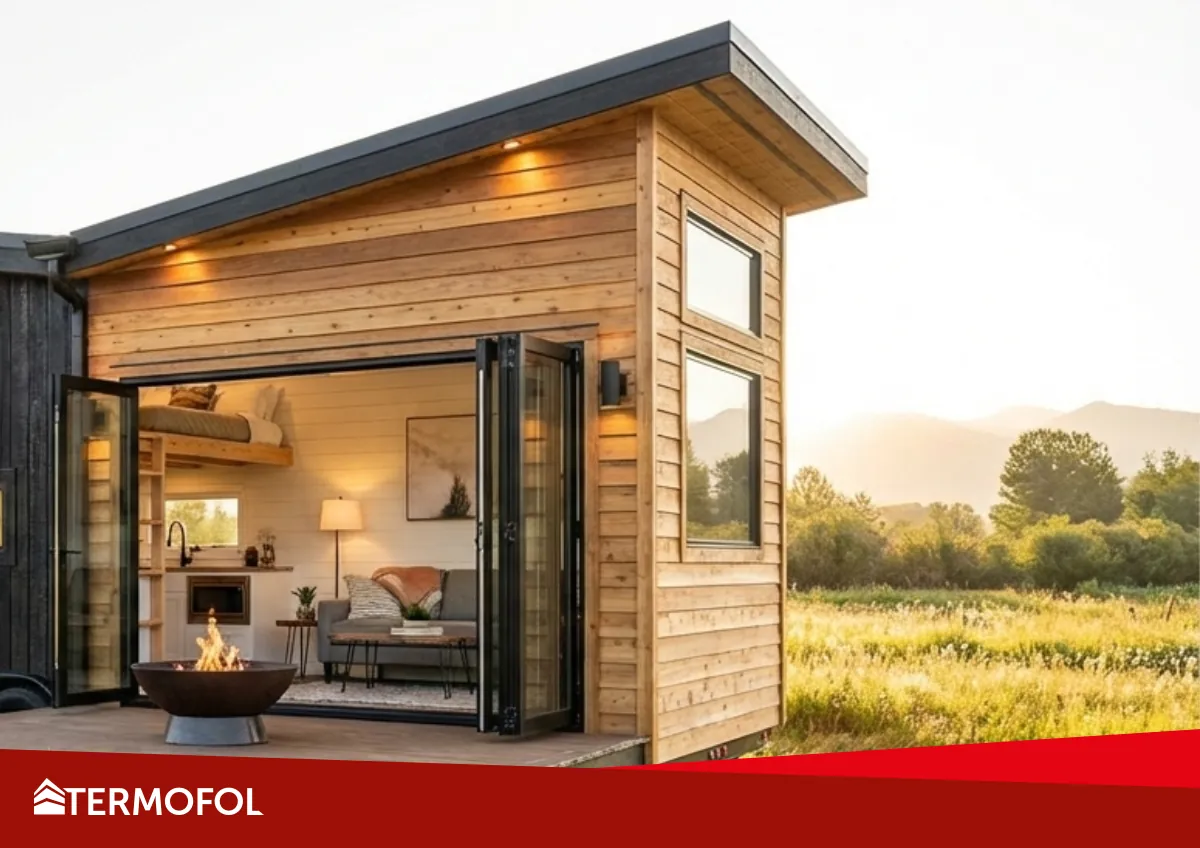 Ogrzewanie domu mobilnego i tiny house – bez kotłowni, grzejników i dodatkowych kosztów
