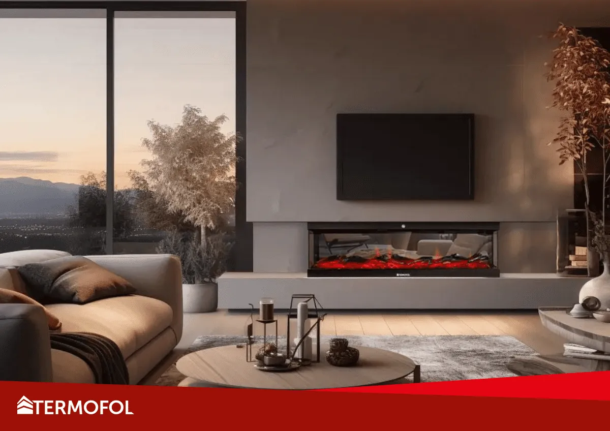 Cheminée dans le salon – aménagements et inspirations pour l'hiver 2023