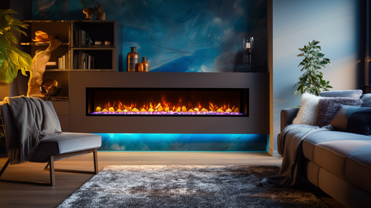 Holistic_News_Electric_fireplace_with_multicolored_flame_in_mod_e6b80030-e8d9-425f-b2fb-630a2bc76d5f